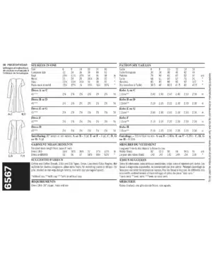 Kjole i otte variationer - str. 32-42