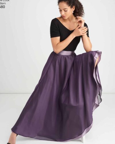 Nederdel med vidde - str. 34-46