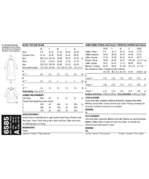 Løs frakke/jakke med og uden hætte - str. XS-XL