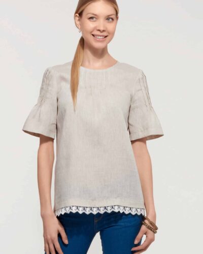 Alternative view of Bluse/top med biser - str. 36-48