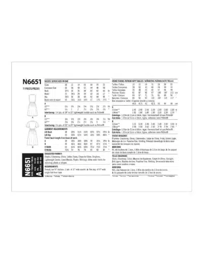 Skjortekjole med elastik i taljen - str. 36-48