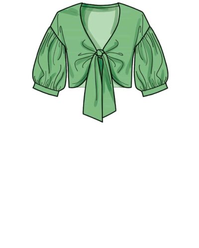 Bukser og bolero m. bindebånd - str. 30-42