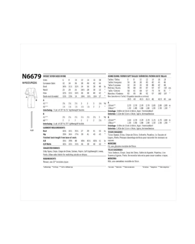 Kjole, 2 slags ærmer - str. 32-44 15 Kjole, 2 slags ærmer - str. 32-44