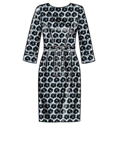 Kjole, 2 slags ærmer - str. 32-44 14 Kjole, 2 slags ærmer - str. 32-44