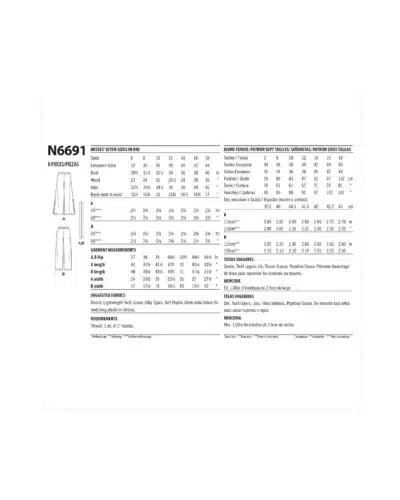 Løs buks med slids - str. 32-44 15 Løs buks med slids - str. 32-44