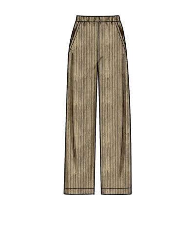 Løs buks med slids - str. 32-44 14 Løs buks med slids - str. 32-44