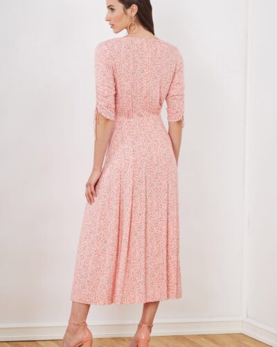 Kjole med snøre og læg - str. 30-42