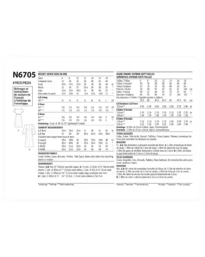 Kjole, empirestil - str. 32-44 11 Kjole, empirestil - str. 32-44