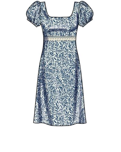 Kjole, empirestil - str. 32-44 9 Kjole, empirestil - str. 32-44