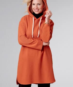 Tunika/annorak med og uden hætte - str. XS-XXL