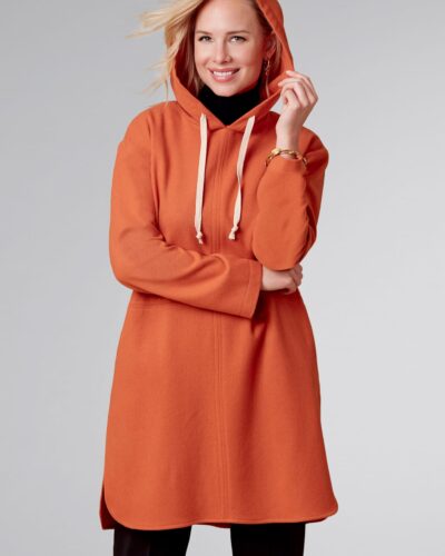 Tunika/annorak med og uden hætte - str. XS-XXL 10 Tunika/annorak med og uden hætte - str. XS-XXL