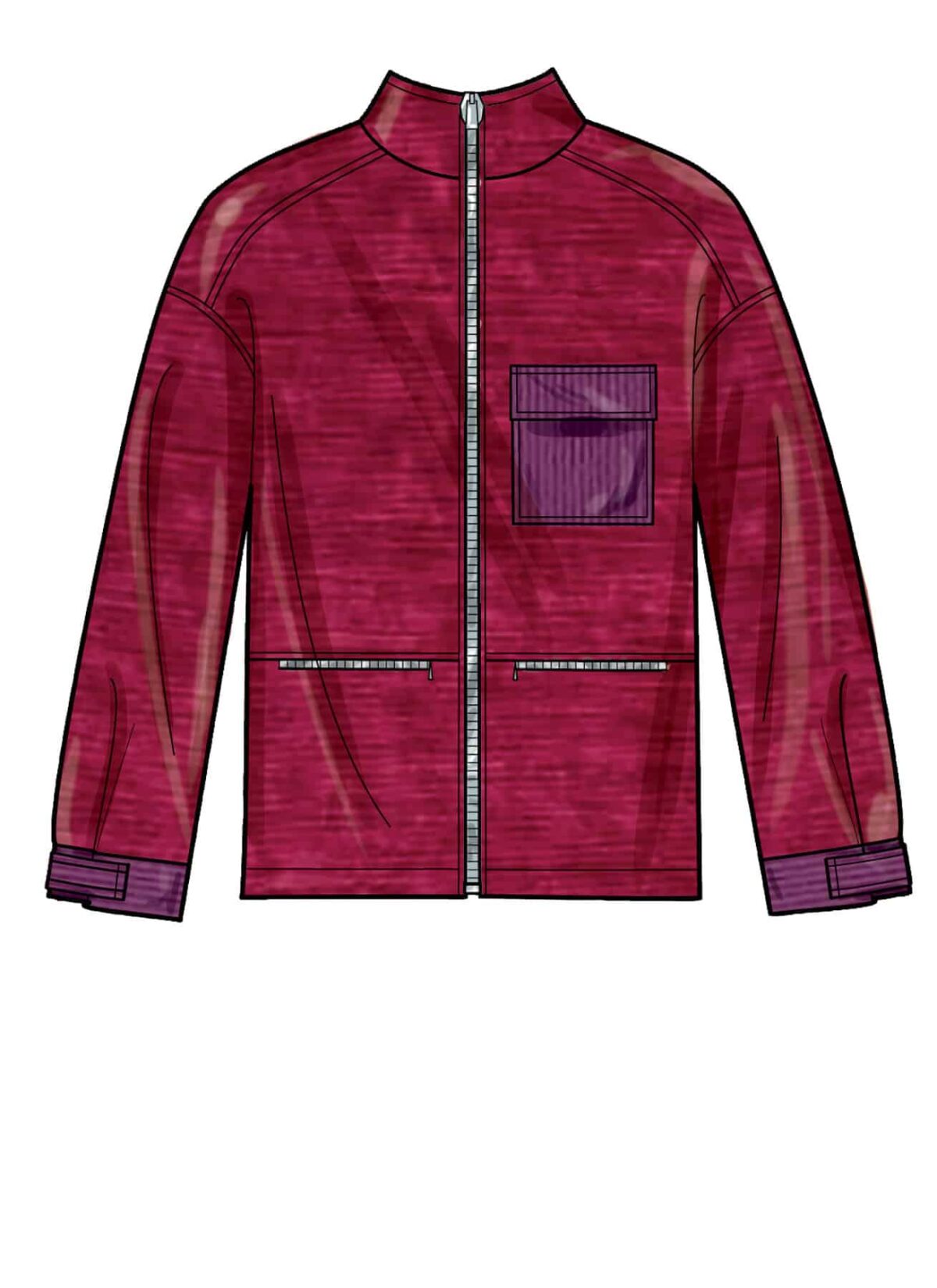 Fleece trøje og vest - unisex str. XS-XL - Billede 3
