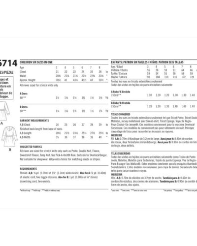 Kjole med hætte - str. 3-8 år (kun til jersey/strikstof) 11 Kjole med hætte - str. 3-8 år (kun til jersey/strikstof)