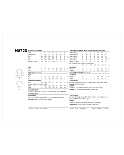 Slå-om bluse med skørt - str. 32-44 13 Slå-om bluse med skørt - str. 32-44