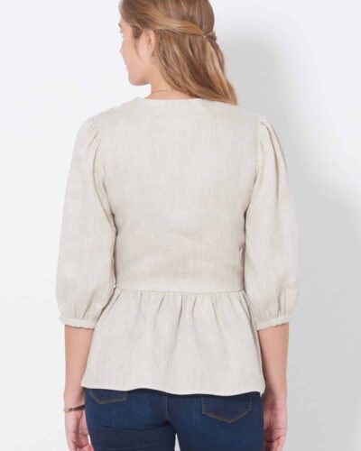 Slå-om bluse med skørt - str. 32-44 10 Slå-om bluse med skørt - str. 32-44