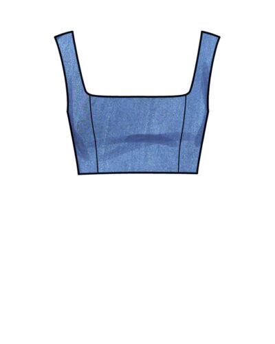 Lang nederdel og kort top - str. 32-44 13 Lang nederdel og kort top - str. 32-44