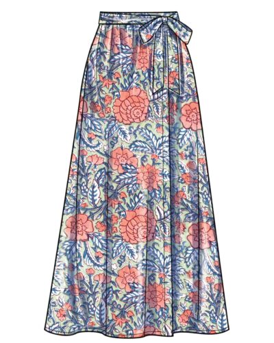 Lang nederdel og kort top - str. 32-44 14 Lang nederdel og kort top - str. 32-44