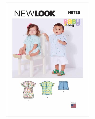 Shorts-sæt til pige og dreng - str. NB-S-M-L