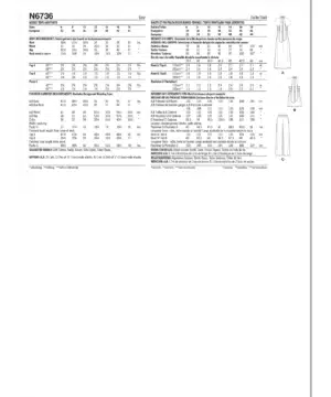 Kjole, top og buks - str. 32-44