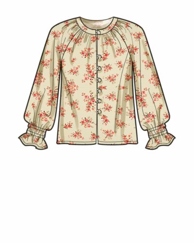 Skjorte med stor krave - str. 34-46 11 Skjorte med stor krave - str. 34-46