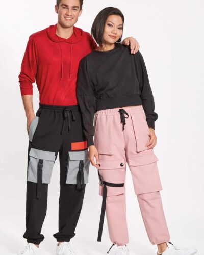 Buks med lommer - unisex str. XS-XL