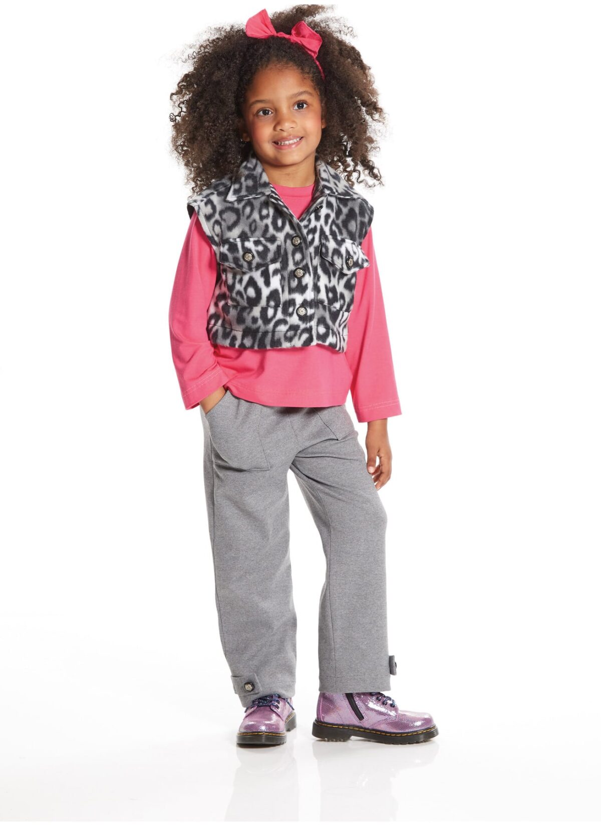 Jakke, vest, bukser og bluse - str. 3-8 år - Billede 4