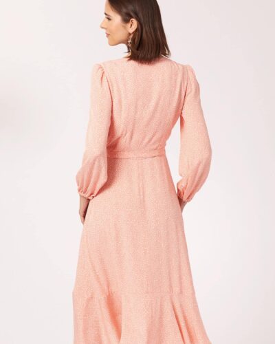 Slå-om kjole - str. 36-48