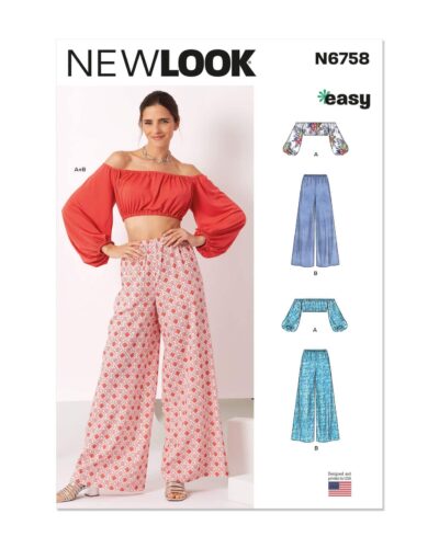 Kort top og bukser - str. XS-XL