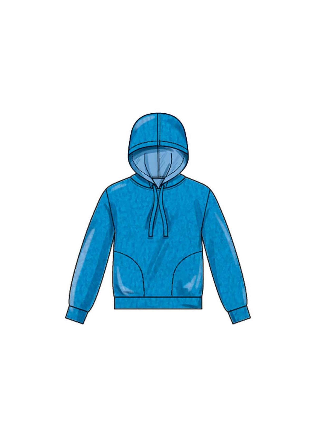 Hoddie i 2 varianter - unisex str. S-XXL (kun til jersey/strikstof) - Image 8