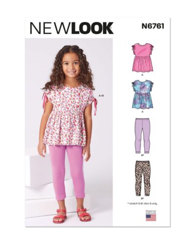 Tunika og leggings - str. 3-8 år