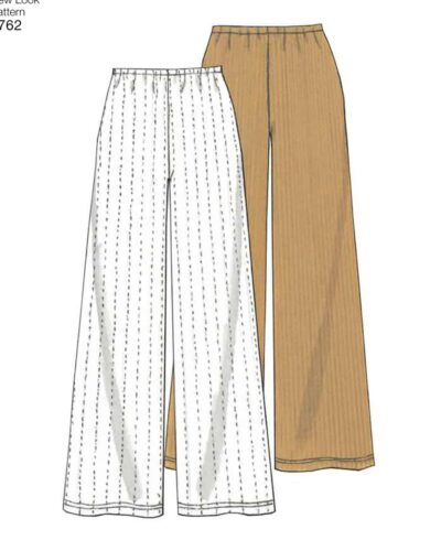 Nederdel, bluser, bukser - str. XS-XL (kun til jersey/strikstof)