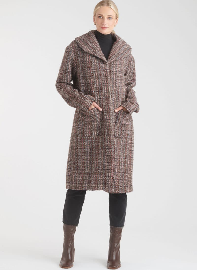 Frakke med sjalskrave - str. XS-XL - Image 3