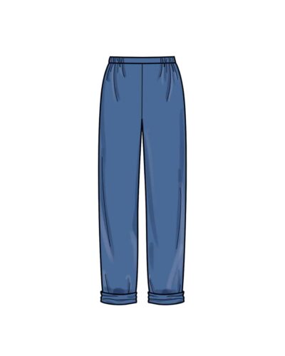 Lang jakke og bukser - str. 36-48