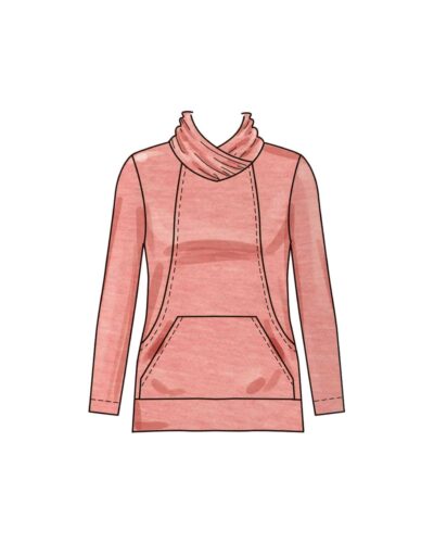 Bluse og bukser - str. XS-XXL (kun til jersey/strikstof)