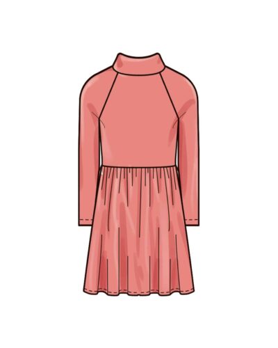 Kjole, to varianter - str. 3-14 år (kun til jersey/strikstof) 18 Kjole, to varianter - str. 3-14 år (kun til jersey/strikstof)