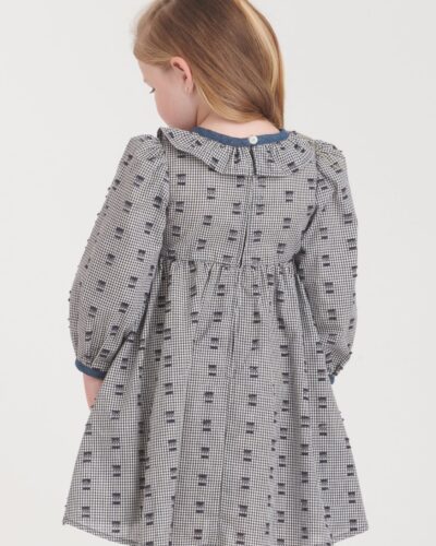 Kjole flæsekrave - str. 3-8 år