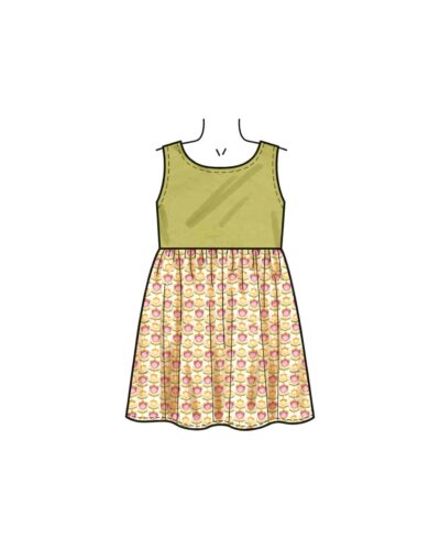 Shorts buksedragt og kjole - str. 3-8 år