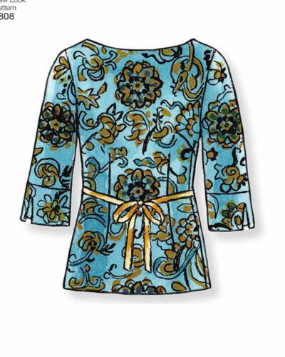 Bluse i 6 varianter - str. 34-44
