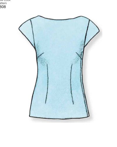 Bluse i 6 varianter - str. 34-44
