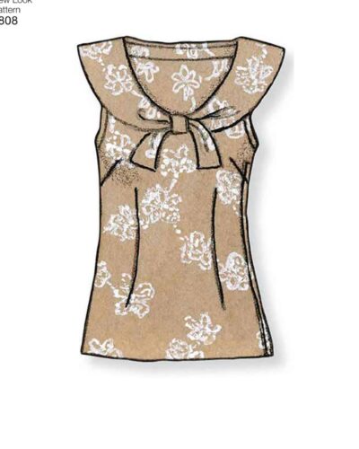 Bluse i 6 varianter - str. 34-44