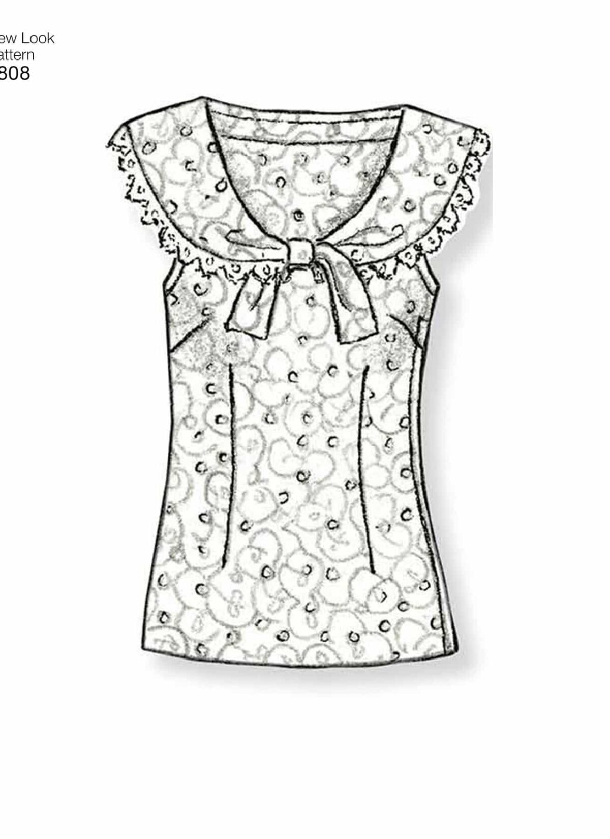 Bluse i 6 varianter - str. 34-44 - Image 7