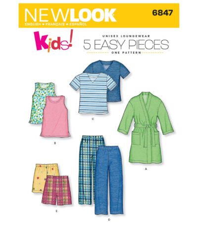 Pyjamas og badekåbe, dreng/pige - str. 3-8 år