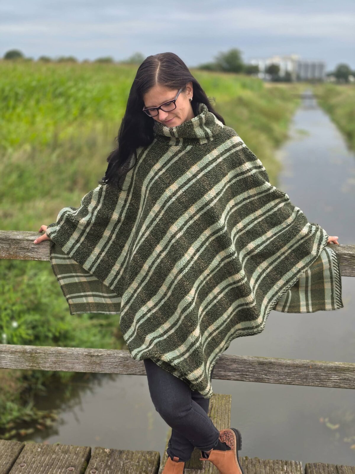Tern, blå/vinrød/offwhite - Fleece - Billede 5