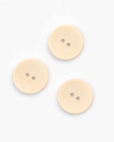2 huls, creme - 24 mm