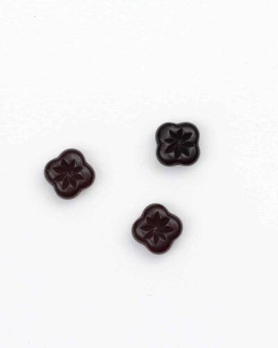 Øjeknap, sort blomst - 13 mm