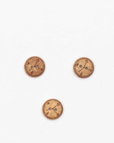2 huls, Urskive - 14 mm kokosknap