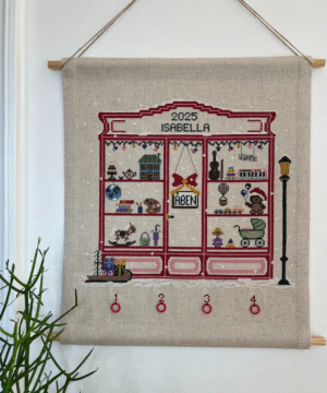 Chrtistmas toy store red - 40x47 cm (adventskalender)