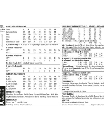 Bukser/shorts m. bindebælte - str. 32-44