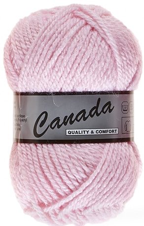 Canada fra Lammy Yarns i mange farver - 710 lyserød - 40% uld, 60% akryl