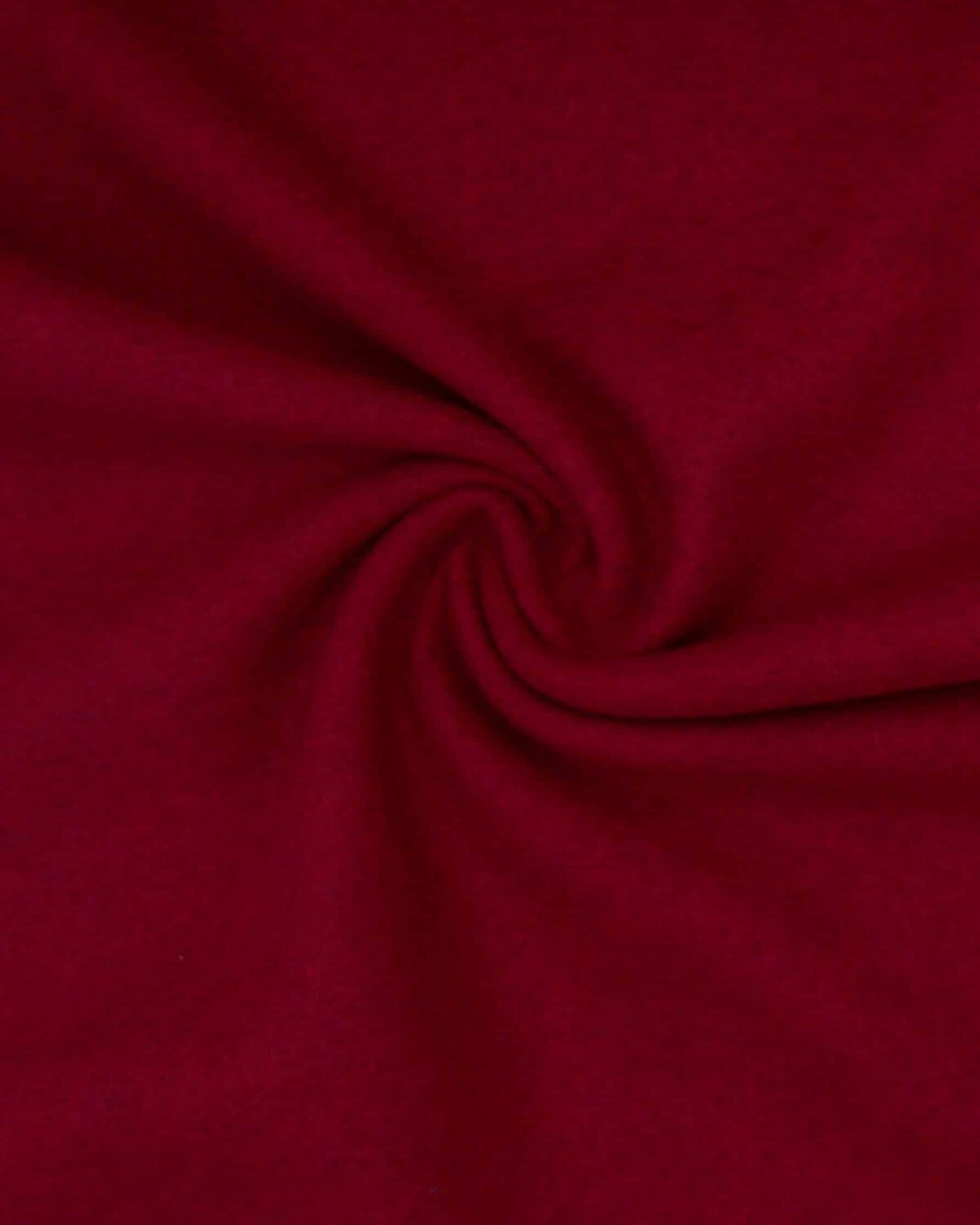 Mørk cerise - Uld bouclé